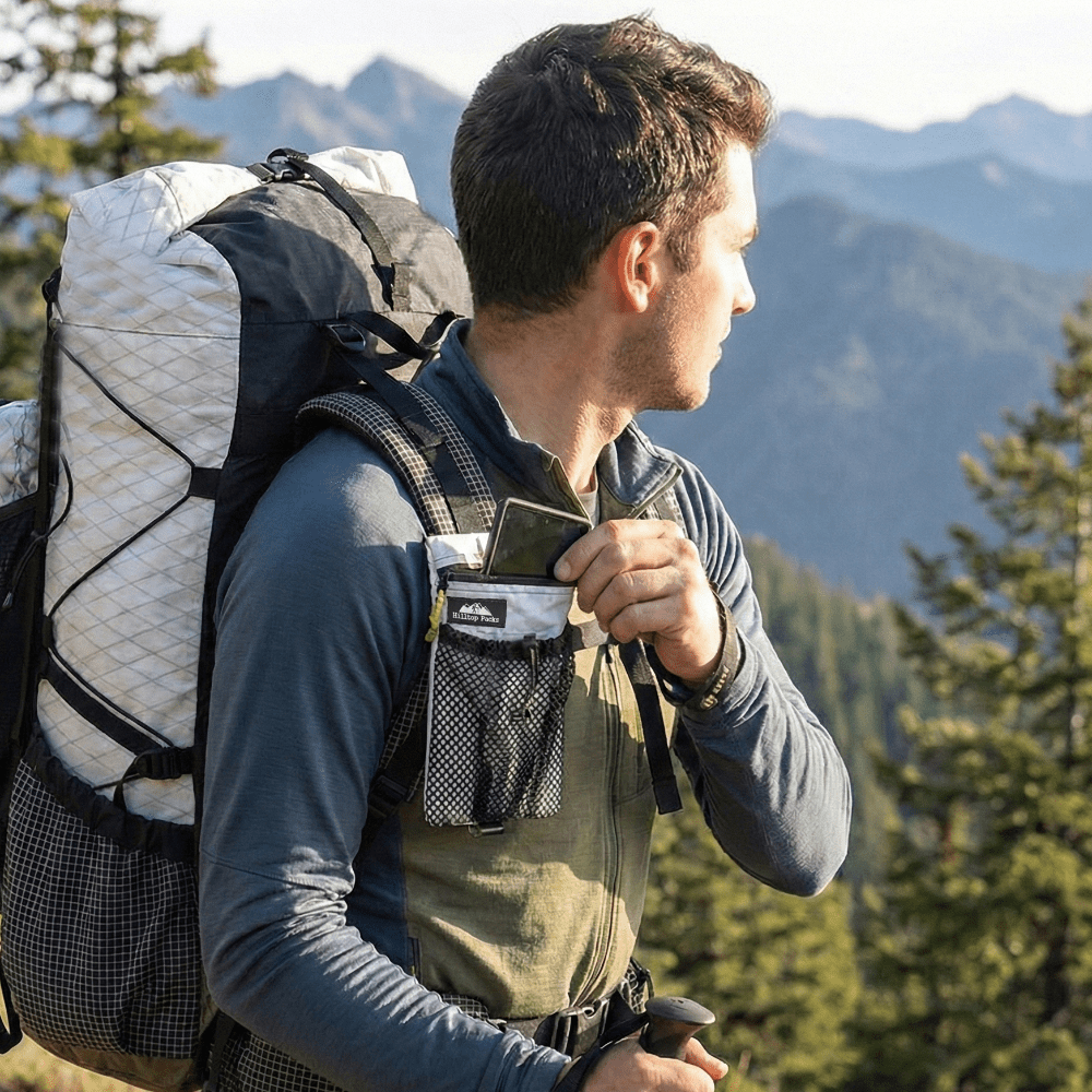 Cell Phone Shoulder Pouch (Shoulder Strap Mount with Zipper)